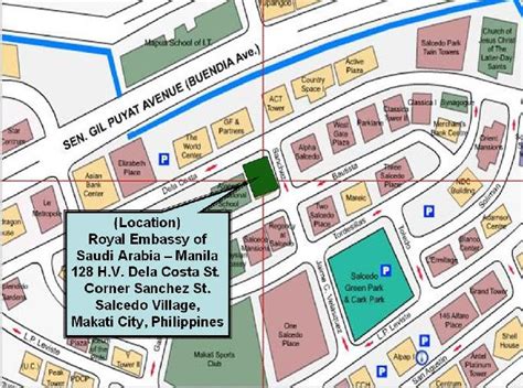 The Saudi Arabia Embassy in Manila .